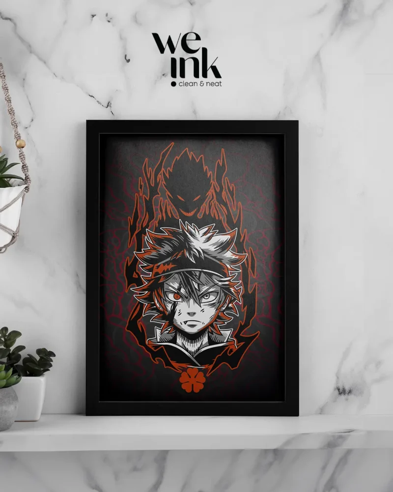 Black Clover Asta Devil Photo Frame