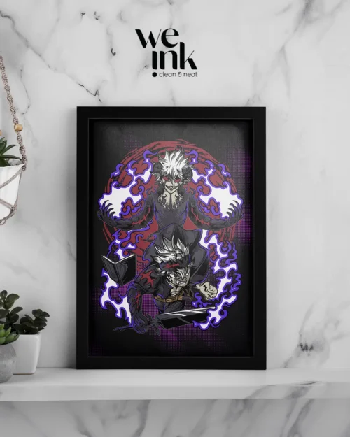 Black Clover Devil Asta Photo Frame