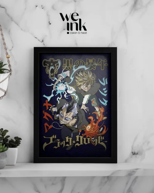 Black Clover Magna & Luck Photo Frame