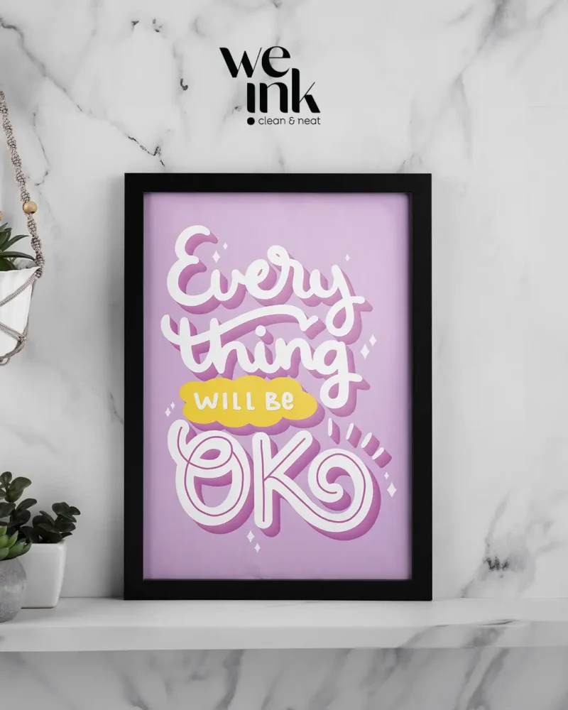 Everything will be OK Photo Frame