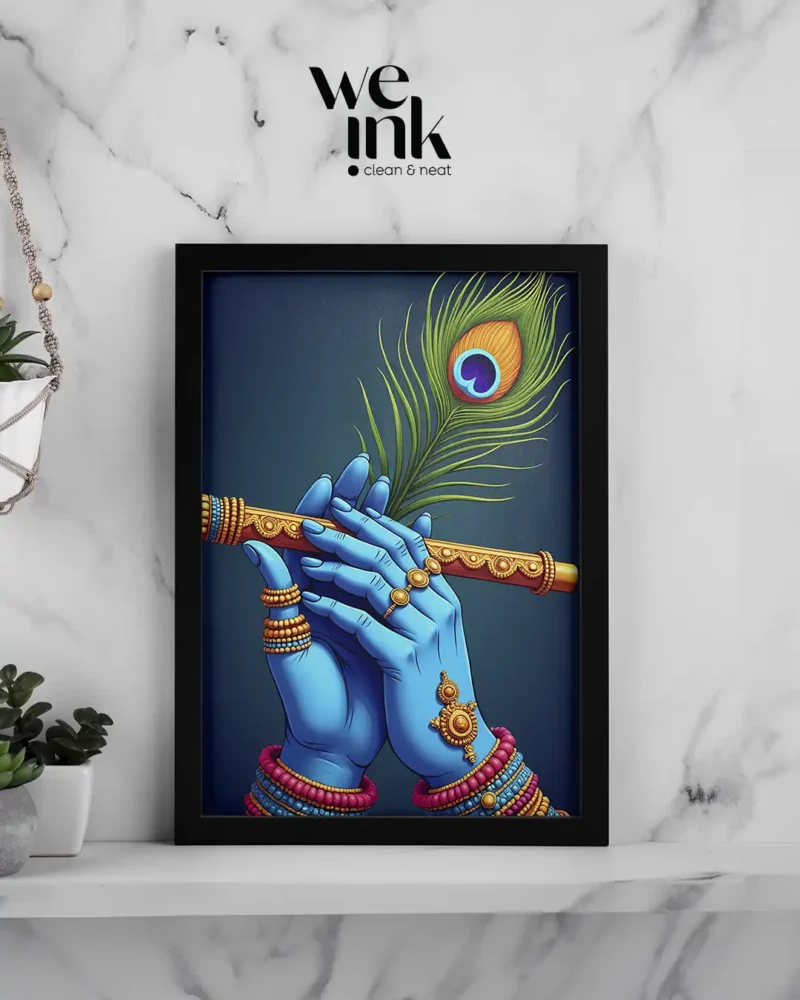 Lord Krishna Frame - The World is in His hands