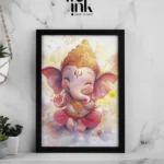 Lord Ganesha Cute Frame