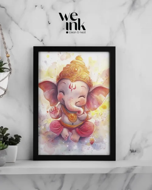 Lord Ganesha Cute Frame