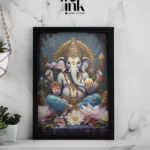 Majestic Lord Ganesha Frame