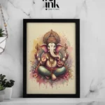 Majestic Lord Ganesha Frame