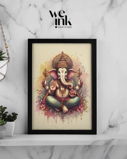 Majestic Lord Ganesha Frame