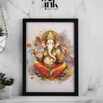 Majestic Lord Ganesha Frame