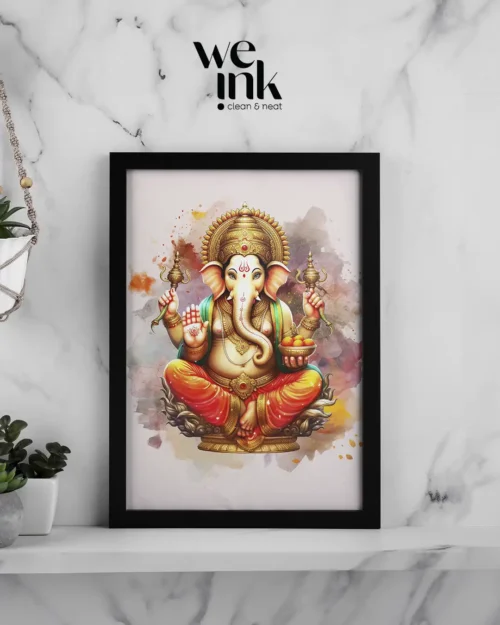 Majestic Lord Ganesha Frame